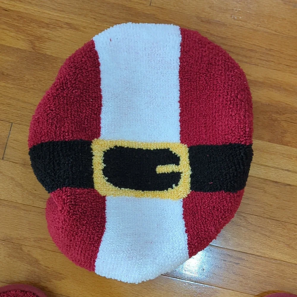 Santa Claus Bathroom Rug Set
